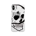 DULLのDULL Skull スマホケース ソフトクリアスマホケース