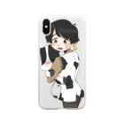 たましいのモーモー Soft Clear Smartphone Case