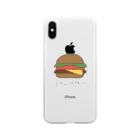 shix2のひづめバーガー Soft Clear Smartphone Case