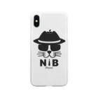 ニャン・イン・ブラック本部のNIB(BLACK) Soft Clear Smartphone Case