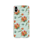 MemMemのVintage Flower No.1 Soft Clear Smartphone Case