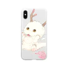 ふわふか商店のもっとふわふわ！幸運を運ぶ♡白龍ちゃん Soft Clear Smartphone Case