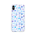 Julia_Madokaの夏の海（ブルーバージョン） Soft Clear Smartphone Case