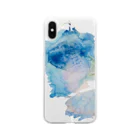 Chromediumの蒼 Soft Clear Smartphone Case