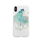 Chromediumの碧 Soft Clear Smartphone Case