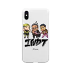 IWDT オフィシャルショップのIWDTイラスト Soft Clear Smartphone Case