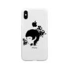 yuyuのwolf girl Soft Clear Smartphone Case