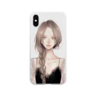 dahlia shop SUZURIのUntitled 2 Soft Clear Smartphone Case