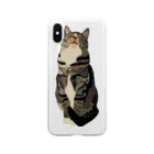 NAGATAIのTabby Cat Soft Clear Smartphone Case