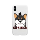 だいな&えでぃのSHIBA 黒 ソフトクリアスマホケース