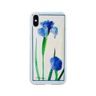 アトリエひろの花菖蒲 Soft Clear Smartphone Case