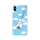 たま屋のぶらんこ ウサたん Soft Clear Smartphone Case