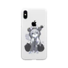 etoile*re:veのつのくま Soft Clear Smartphone Case