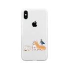 CHIKUSHOの幸せな動物のスマホケース Soft Clear Smartphone Case