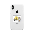 ぴょろりんちょ🐤のぴよでパロディTシャツ Soft Clear Smartphone Case