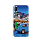 GALLERY misutawoのイタリア ローマの市場とFIAT500（チンクエチェント） Soft Clear Smartphone Case