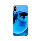 ペンギンの写真のヒゲペンギン　写真　リアル Soft Clear Smartphone Case