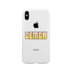 Demon Lord 9 tailsの『Demon』 Soft Clear Smartphone Case