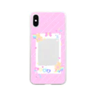 Fancy Surprise!の推しチェキスマホケース♡デコPink Soft Clear Smartphone Case