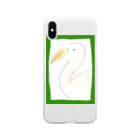 さかみーショップの或る鳥 Soft Clear Smartphone Case