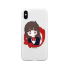 かわいいもののおみせ　いそぎんちゃくのブレザー制服ちゃん Soft Clear Smartphone Case