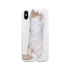 ruiのおなかぴんくでかわいいるいくん Soft Clear Smartphone Case