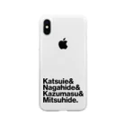 KAWAGOE GRAPHICSの織田四天王 Soft Clear Smartphone Case