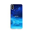 【ホラー専門店】ジルショップの幻想的な星空(縦Ver.) Soft Clear Smartphone Case