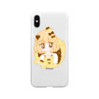 かわいいもののおみせ　いそぎんちゃくのプリンちゃん🍮 Soft Clear Smartphone Case