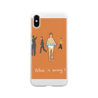 kazooon！！！の【what is wrong?】 Soft Clear Smartphone Case