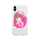 かわいいもののおみせ　いそぎんちゃくのラブレターちゃん💌 Soft Clear Smartphone Case