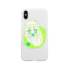 かわいいもののおみせ　いそぎんちゃくのクローバーちゃん🍀 Soft Clear Smartphone Case