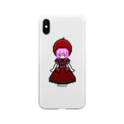 Cattermelaのドット絵お人形さん Soft Clear Smartphone Case