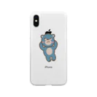 usa100のBふてねくまー Soft Clear Smartphone Case