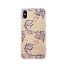 花名画アートグッズのウィリアム・モリス《りんご》ベージュver. Soft Clear Smartphone Case