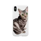 MochiTabbyのたちゅねこ Soft Clear Smartphone Case