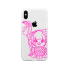 歌うバルーンパフォーマMIHARU✨〜あいことばは『笑顔の魔法』〜😍🎈のミハビエ💖ピンク💖 Soft Clear Smartphone Case