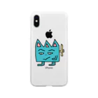 しめじの工場猫 Soft Clear Smartphone Case