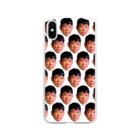 DJ ZET食堂のDJ ZET #オリジナル納豆 白豆 Soft Clear Smartphone Case