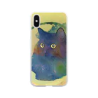 スケキヨ🐾の黒猫ジジくん　シリーズ3 Soft Clear Smartphone Case