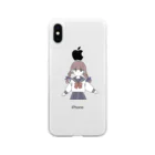 mokan''のおさげちゃんセーラー服 Soft Clear Smartphone Case