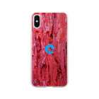 Cyan100%のCyan Soft Clear Smartphone Case