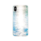 ShaGaDoのBackground material Freezing-bule Soft Clear Smartphone Case