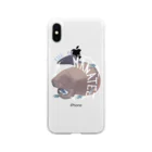 YouStoreのLife of Manatee ライフ・オブ・マナティー　：お魚と遊ぶ Soft Clear Smartphone Case