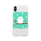 にょろももももものシマエナガちゃん Soft Clear Smartphone Case