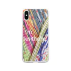 atelier AMOR (アトリエアムール)のI’m knitholic. 01 Soft Clear Smartphone Case