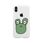 あやちの🐸みどりのかえる Soft Clear Smartphone Case