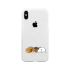 ふわにゃんshopのツチノコ☆キャッツ Soft Clear Smartphone Case