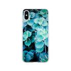 花水のメルヘン葉 Soft Clear Smartphone Case