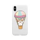 DECORのゆるかわにゃんこズ　気球ver. Soft Clear Smartphone Case